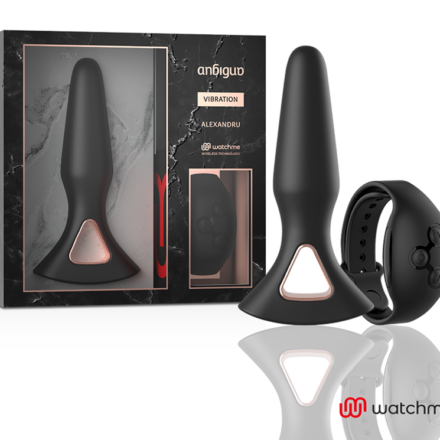 ANBIGUO - WATCHME REMOTE CONTROL VIBRATOR ANAL PLUG ALEXANDRU