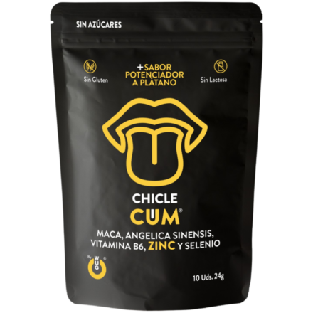 WUG SEX SENSE - CUM EJACULATION INCREASE GUM SEMEN BANANA FLAVOR 10 UNITS