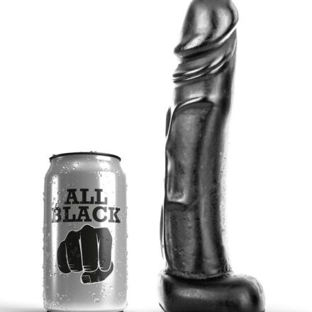 All Black -dildo, 22 cm