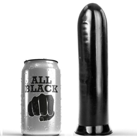 All Black -dildo, 19 cm