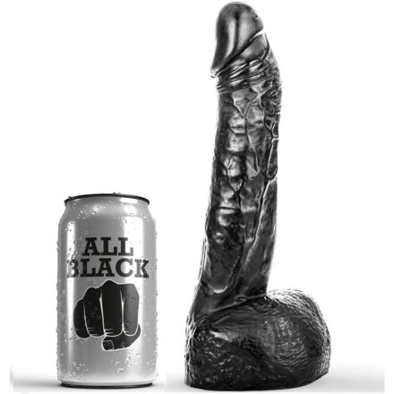 All Black -dildo, 20 cm