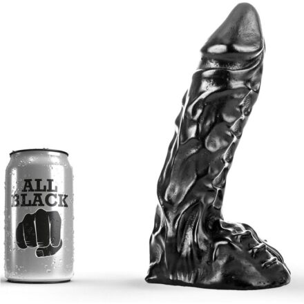 All Black -dildo, 23 cm