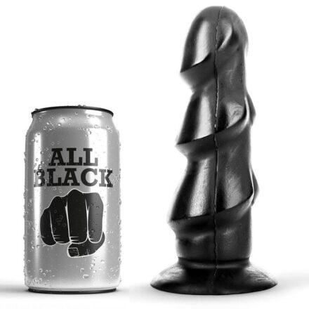 All Black -dildo, 17 cm