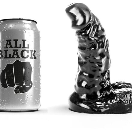 All Black -dildo, 13 cm
