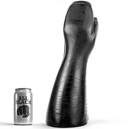All Black -fisting-dildo, musta