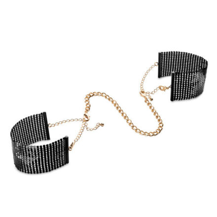 Bijoux Indiscrets Désir Métallique -verkkokäsiraudat, musta