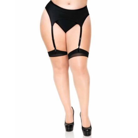 LEG AVENUE - PLUS LYCRA OHUTKUITUISET KAHDELLA SÄVYLLÄ POLVIHATUT TAKASAUMALLA JA KUBALÄNNELLÄ.