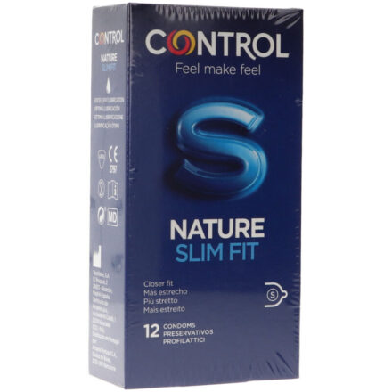 Control Nature Slim Fit -kondomit, 12 kpl