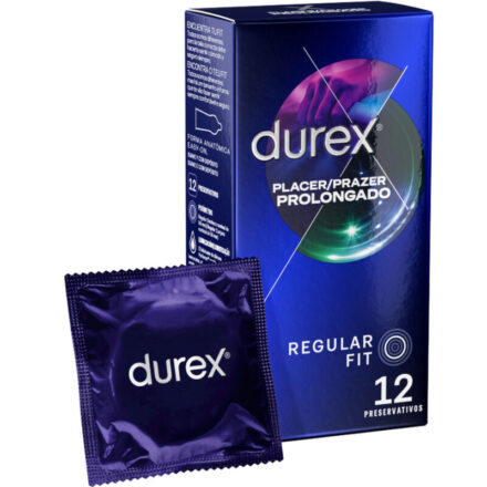 Durex Placer Prolongado kondomit, 12 kpl