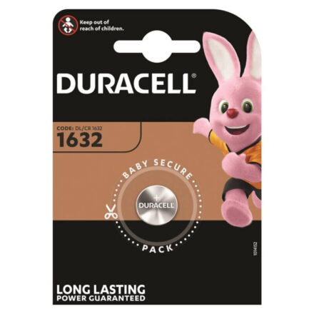 Duracell CR1632 litium-nappiparisto, 3 V, 1 kpl