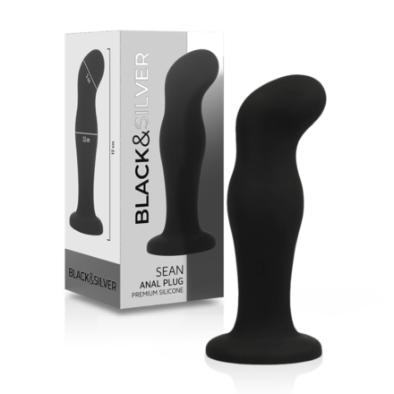 BLACKSILVER - SEAN PLUG ANAL PREMIUM SILICONE BLACK