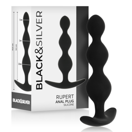 BLACKSILVER - RUPERT ANAL BALL CHAIN 10 CM