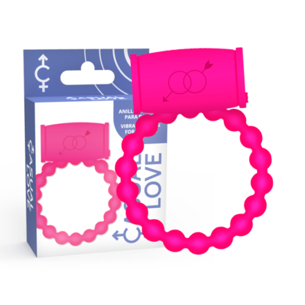 Casual Love Ring 25 -värisevä penisrengas, pinkki
