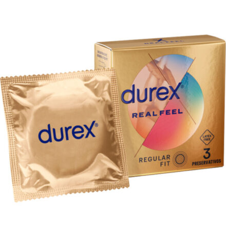 Durex Real Feel -lateksittomat kondomit, 3 kpl