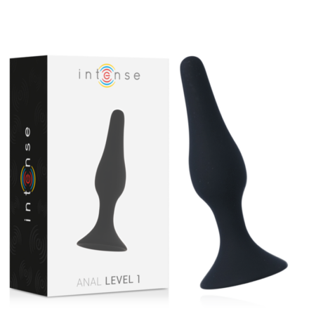 Intense Anal Level 1 -anaalitappi 10,5 cm, musta
