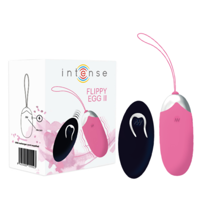Intense Flippy II -värinäkuula kauko-ohjauksella, pinkki