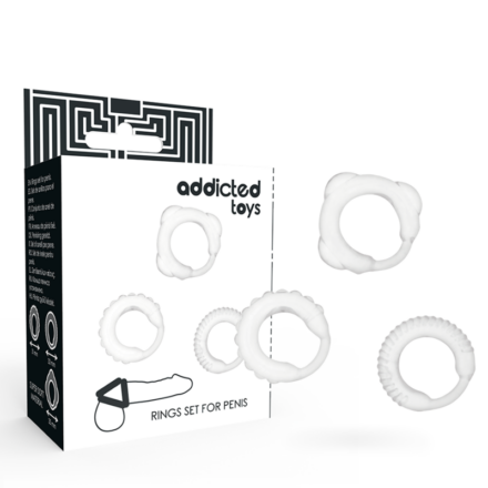Addicted Toys C-Ring -penisrengassetti, kirkas