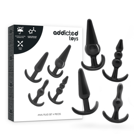 Addicted Toys anaalitappisetti, 4 kpl