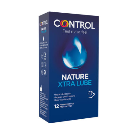 Control Nature Xtra Lube kondomit, 12 kpl