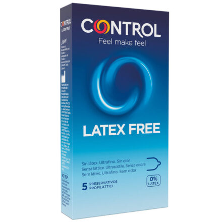 Control Free Latex -lateksittomat kondomit, 5 kpl