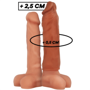 VIRILXL - LIQUID SILICONE V5 BROWN PENIS EXTENSION