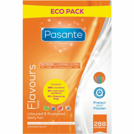 Pasante Flavors -kondomit, 288 kpl