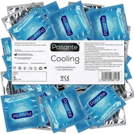 Pasante Cooling Sensation -kondomit, 52 mm, 144 kpl