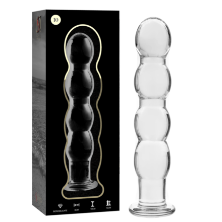 NEBULA SERIES BY IBIZA - MODELO 10 DILDO CRISTAL TRANSPARENTE 16.5 CM -O- 3.5 CM