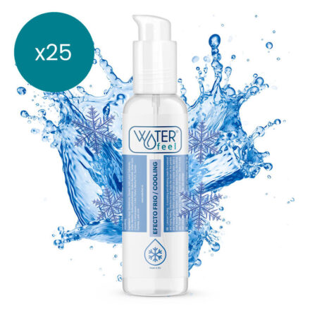 WATERFEEL - COLD EFFECT LUBRICANT 150 ML PACK 25 UNITS