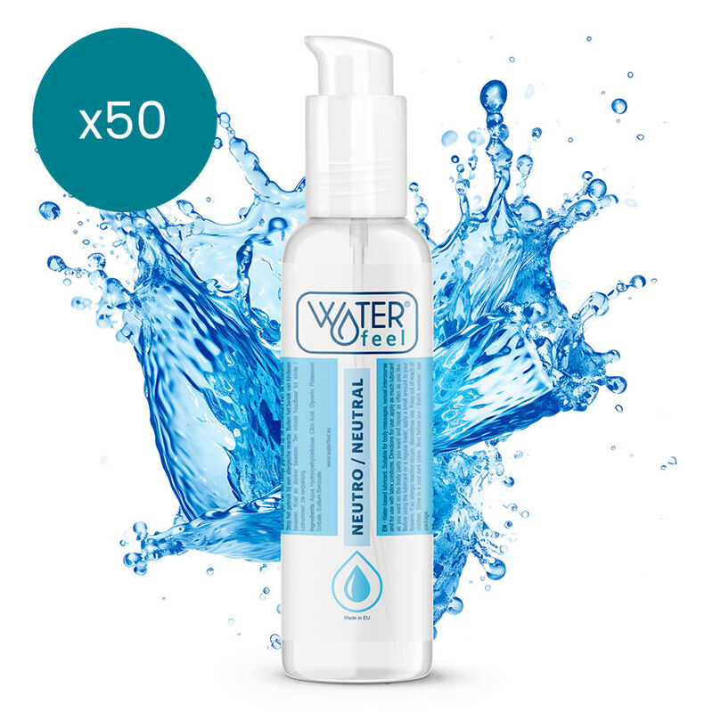 WATERFEEL - NATURAL LUBRICANT 150 ML PACK 50 UNITS