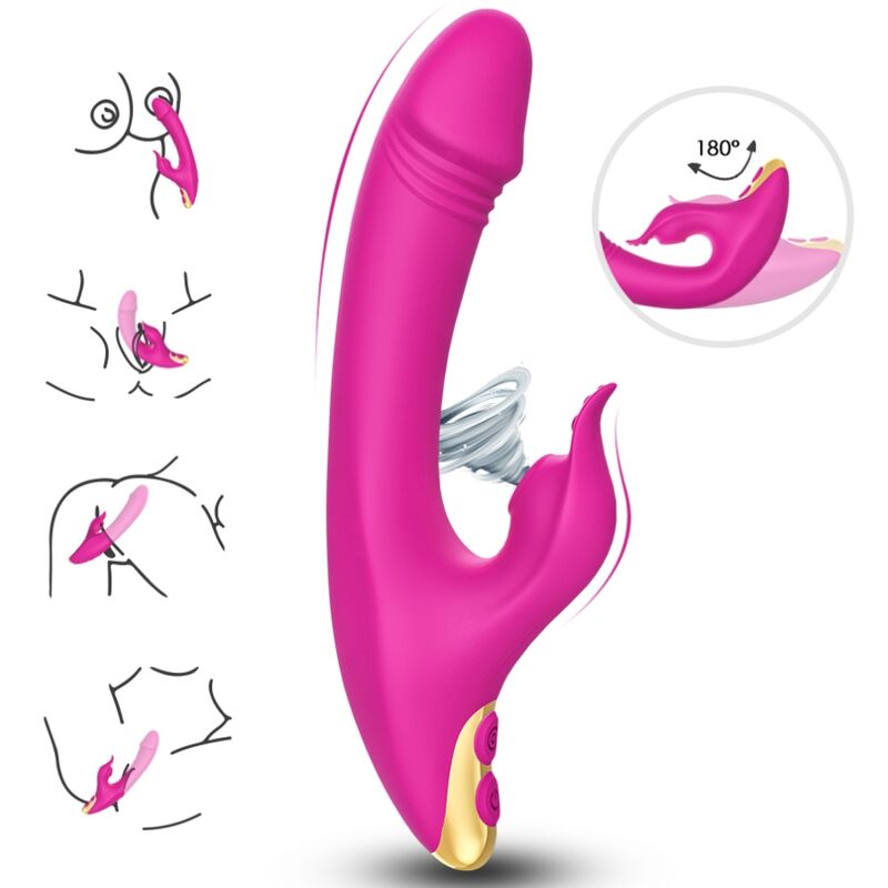 ARMONY - LOVE CLITORIS  G-SPOT SUCTION CUP FUCHSIA