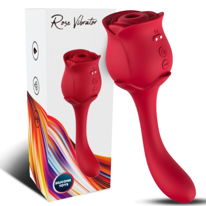 ARMONY - ROSELOVER CLITORIS SUCTION  STIMULATOR RED