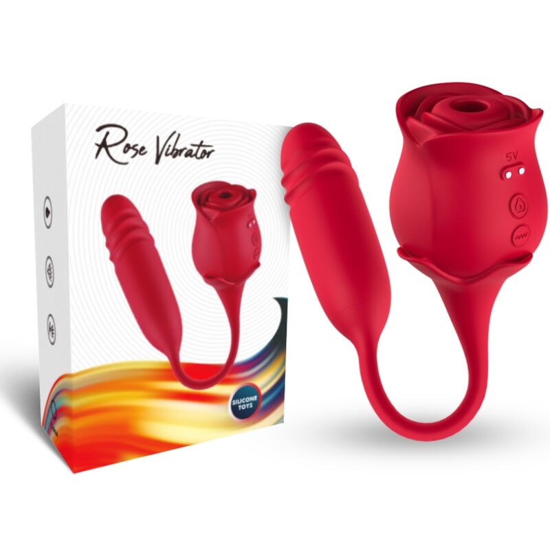 ARMONY - ROSEKNIGTH CLITORIS SUCKER  VIBRATOR RED