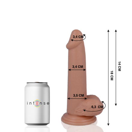 Mr Intense 10 -realistinen dildo, 18 cm