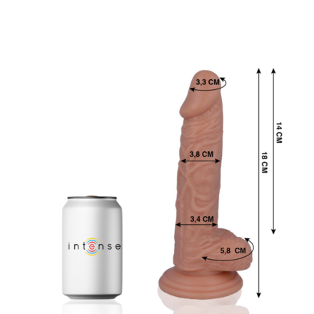 Mr Intense 11 -realistinen dildo, 18 cm