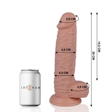 Mr Intense 20 -realistinen dildo, 20 cm