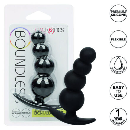 CalExotics Boundless Beaded Plug -anaalitappi, musta