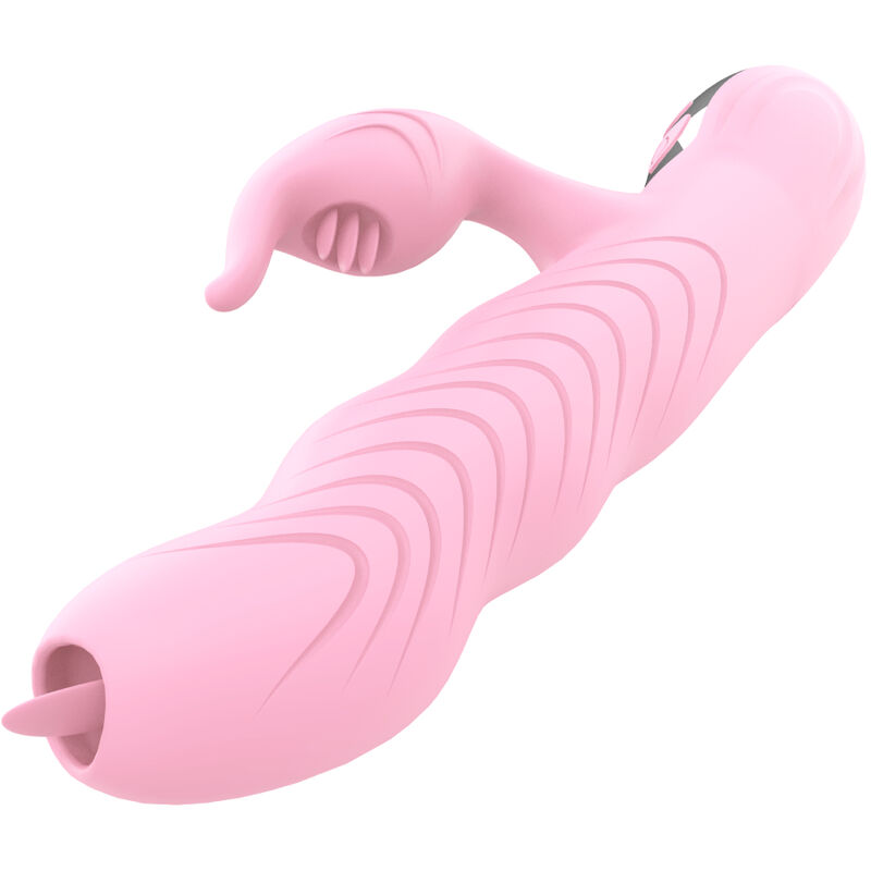 ARMONY - MARCIA VIBRATOR  THRUSTING DOUBLE TONGUE HEAT EFFECT PINK