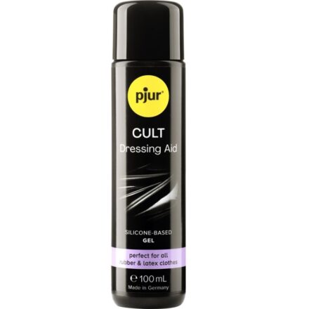 pjur Cult -pukeutumisapu lateksivaatteille, 100 ml