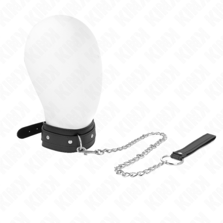 KINK - NECKLACE WITH LEASH 65 CM 1 RING ADJUSTABLE 38-49 CM X 5 CM