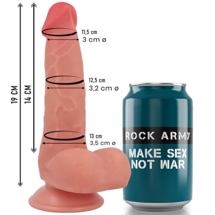 Rockarmy Liquid Silicone Fox -dildo 19 cm