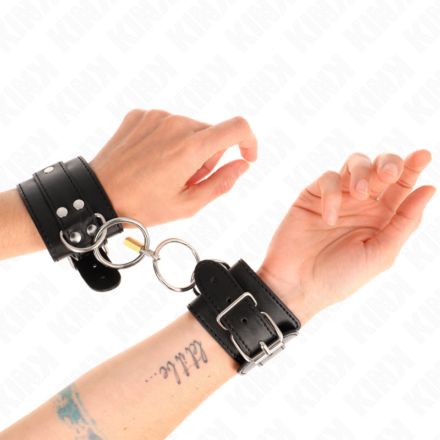KINK -mustat rannerajoittimet O-renkaalla 20–28 cm