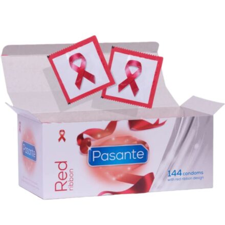 Pasante Red Ribbon Naturelle -kondomit, 144 kpl
