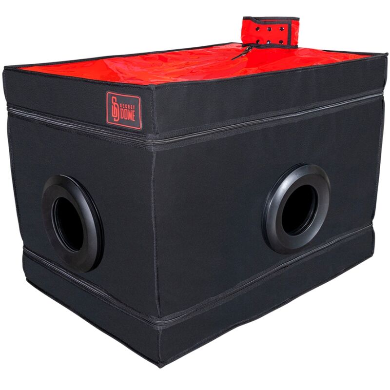 SECRET DOME - KINK CLUB LA NICHE CABIN BLACK  RED