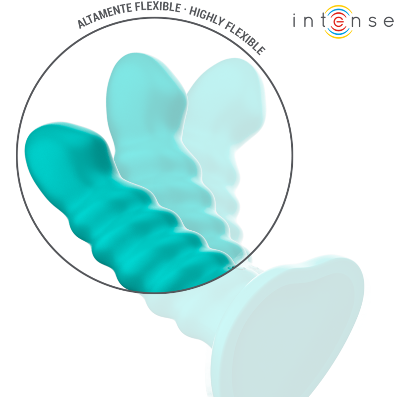 INTENSE - BUFFY VIBRATOR SIZE S SPIRAL DESIGN 10 VIBRATIONS BLUE REMOTE CONTROL 4 INTENSE - BUFFY VIBRATOR SIZE S SPIRAL DESIGN 10 VIBRATIONS BLUE REMOTE CONTROL - Image 4
