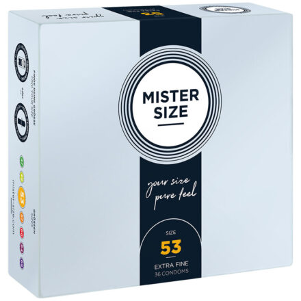 MISTER SIZE 53 -kondomit, M, 36 kpl