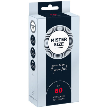 MISTER SIZE 60 -kondomit, XL, 10 kpl
