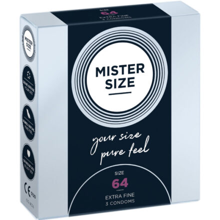 MISTER SIZE 64 -kondomit, 3 kpl