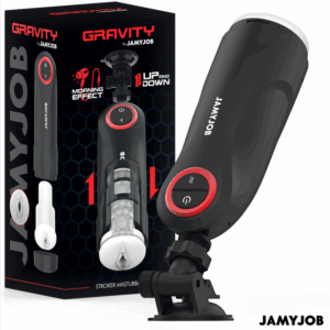 JAMYJOB - GRAVITY AUTOMATIC VAGINA MASTURBATOR 5 THRUSTING MODES AND SOUND EFFECT