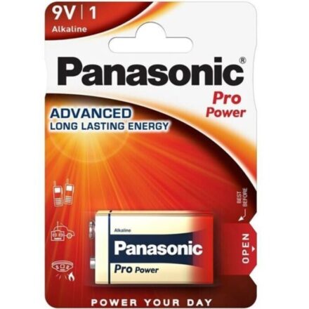 Panasonic Pro Power 6LR61 9 V -alkaliparisto, 1 kpl